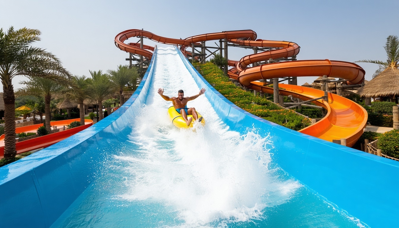 Thrilling Water Slides at Aquaventure World Dubai